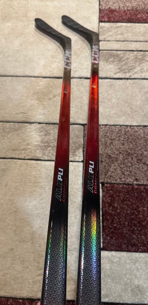 New! 2 Pack! 2 x 75 Flex P28 Left Hand JetSpeed FT8 Pro “Red” Hockey Sticks