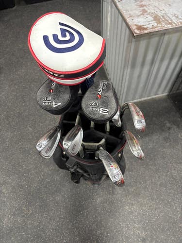 Used Adams Golf PACKAGED SET Mens Package Set RH Black 9 Piece 11337-S000478789