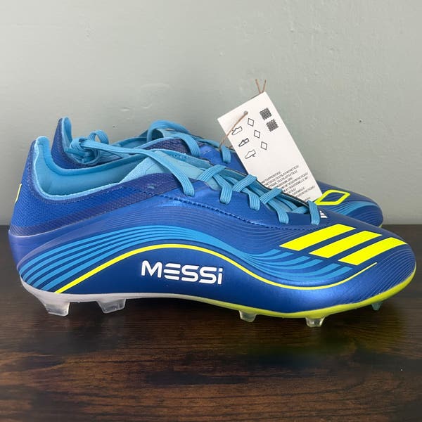 Adidas Messi F50 Elite FG Soccer Cleats Blue Boys Size 5  display picture 1