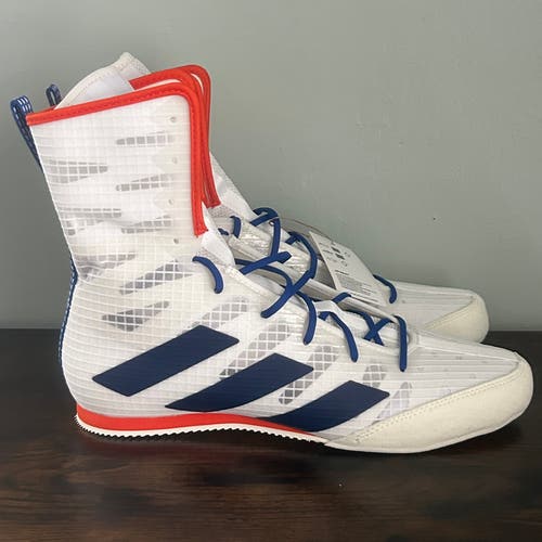 Adidas Box Hog 4 Mens High Top Shoes White Size 9 JP9847