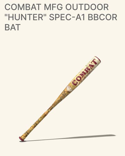 2026 Combat MFG Spec A1 Alloy BBCOR Certified Bat (-3) 33” (New) - HUNTER
