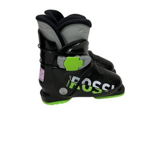 Used Rossignol COMP J1 Boys DH Ski Boot Black 185 MP - Y12 11847-S000032649
