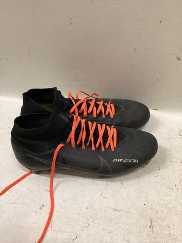 Used Nike Soccer Cleats Black And Orange Senior 8.5 11725-S000497216