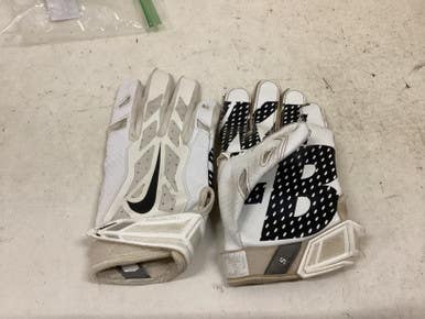 Used Nike VAPOR JET FB Gloves White SM 11725-S000497220