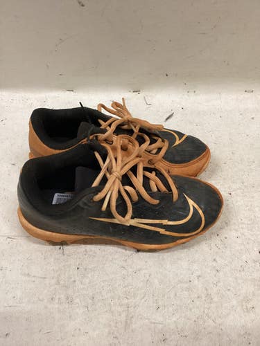 Used Nike VAPOR BB/SB Cleats Black And White Youth 13.0 11725-S000497231