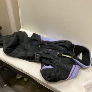 Used Spyder PICABO SZ 6 Snow Bibs W Black And Purple MD 11725-S000497332