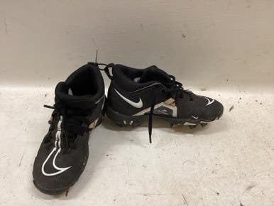 Used Nike ALPHA BB/SB Cleats Black Youth 13.0 11725-S000497676
