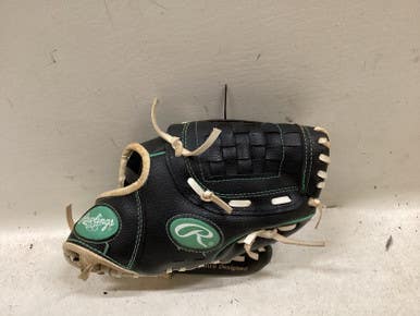 Used Rawlings PL10BMT BB/SB Glove RH Throw Black 10" 11725-S000497729