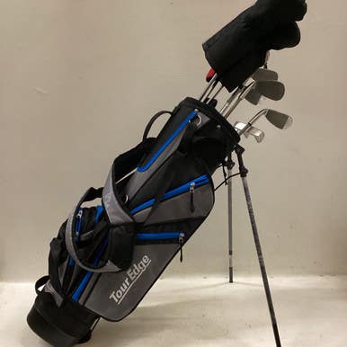 Used Tour Edge HL-J HOT LAUNCH Jr Package Set RH Black And Royal Blue 9 Piece 11725-S000495902