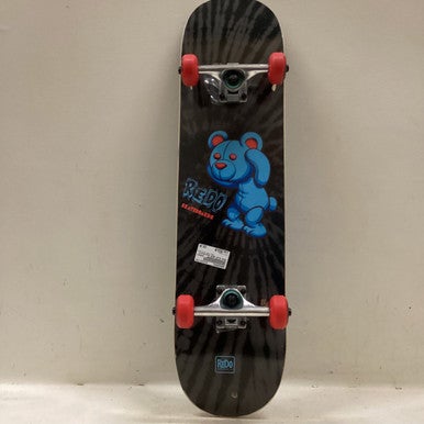 Used REDO BLUE BEAR Complete Skateboard Black Regular 11725-S000495991