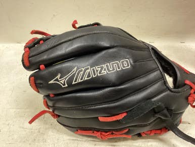 Used Mizuno GMVP 1175SD1 BB/SB Glove RH Throw Black And Red 11 3/4" 11725-S000496347