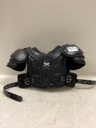 Used Xenith FLYTE 2 TD YOUTH FB Shoulder Pads Black XS 11725-S000497368