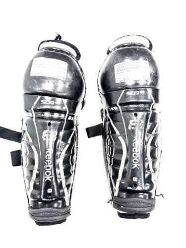 Used Reebok SC87 Youth Shin Guards Black 9" 11860-S000303920