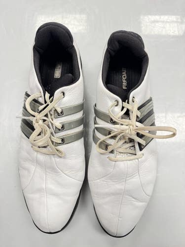 Used Adidas Mens Golf Shoes White Senior 12 11860-S000303989