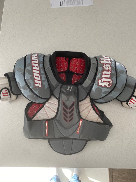 Medium Senior Warrior hustler Shoulder Pads (Used)