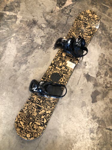 2008 Men's 160cm Burton Clash Snowboard | Burton Custom Bindings (Used)
