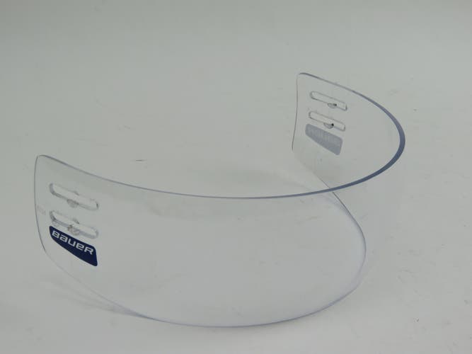 Bauer 55P Clear 2.75" Short Straight NHL Pro Stock Team Issued Hockey Helmet Visor
