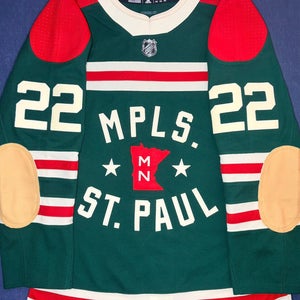Kevin Fiala Minnesota Wild Adidas Winter Classic 2022 Jersey Size: 44 + Signed