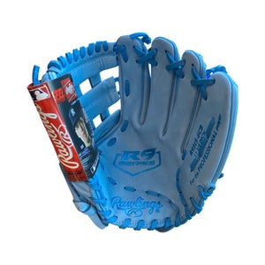 Used Rawlings R9 SERIES BB/SB Glove RH Throw Carolina Blue 11 3/4" 11883-S000156902