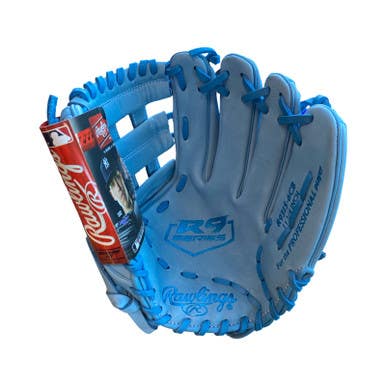 Used Rawlings R9 SERIES BB/SB Glove RH Throw Carolina Blue 11 3/4" 11883-S000156902