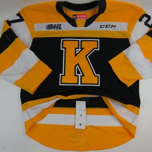 CCM Kingston Frontenacs OHL Pro Stock Game Worn Hockey Jersey #27 BERALDO Size 56