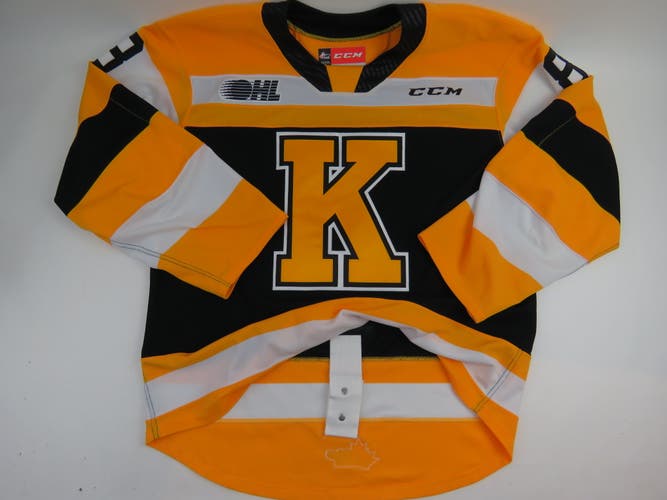 CCM Kingston Frontenacs OHL Pro Stock Game Worn Hockey Jersey #8 GORDON Size 54