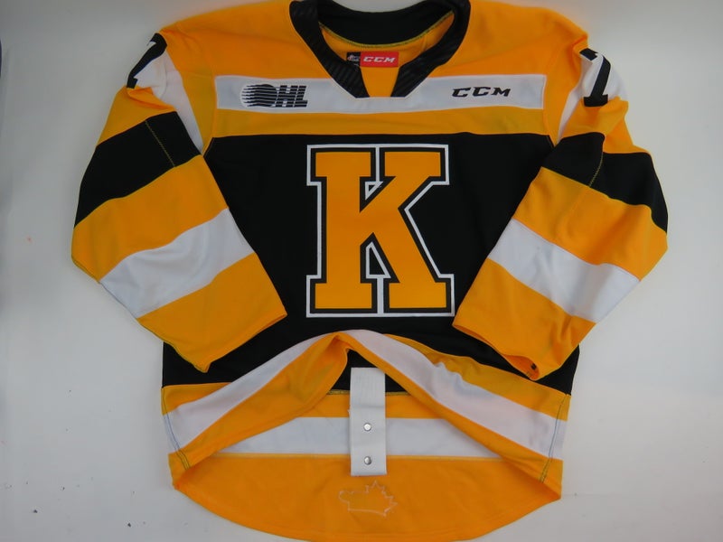 CCM Kingston Frontenacs OHL Pro Stock Game Worn Hockey Jersey #7 COSTANTINO Size 54