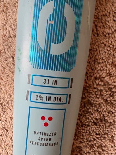 2025 Rawlings Clout AI Alloy BBCOR Certified Bat (-3) 28 oz 31" (Used)