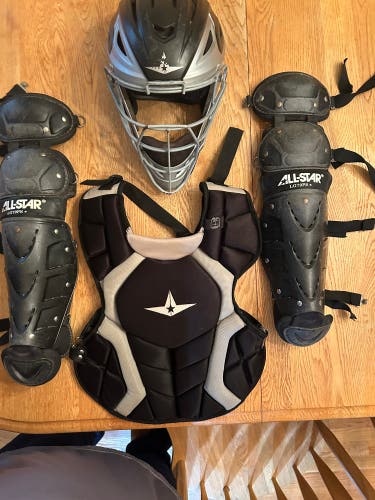 Black/Gray All Star Catcher's Set (Used)