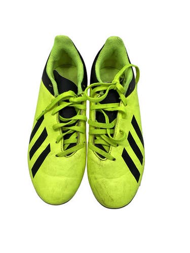 Used Adidas Soccer Cleats Neon Green Junior 03.5 11347-S000263194