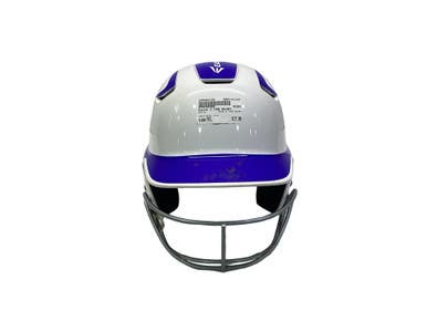 Used Easton 2 TONE HELMET Batting Helmet w/Mask Royal Blue M/L 11347-S000263189