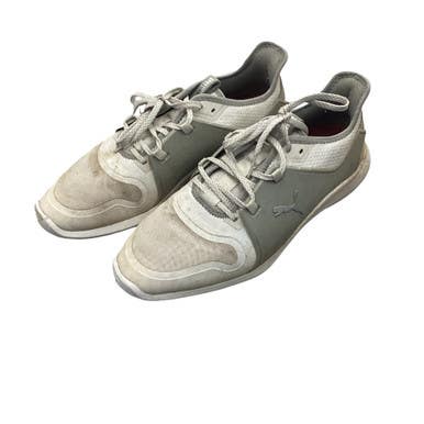 Used Puma Mens Golf Shoes Grey Senior 8.5 11760-S000087258