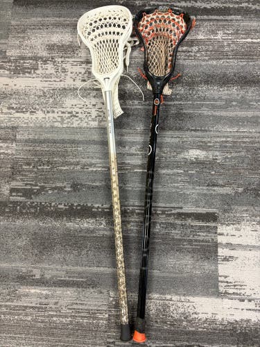 2 Pack Lacrosse Sticks (Warrior Burn and Brine 7075_)