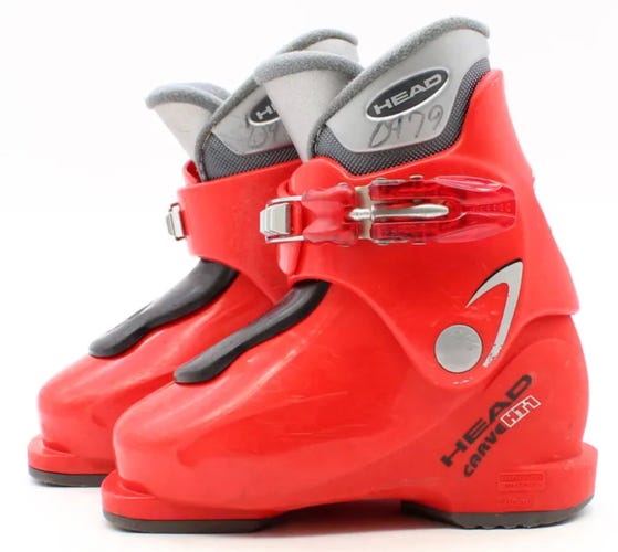 Head Carve HT1 Kids Ski Boots - Size 11.5 / Mondo 17.5 Used