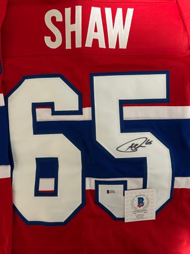 Autographed Andrew Shaw - Montreal Canadiens