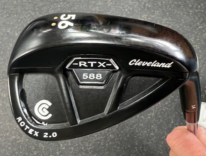 Used Cleveland RTX 588 BLACK SATIN Golf Wedge Mens RH 50 Degree 11497-S000155152