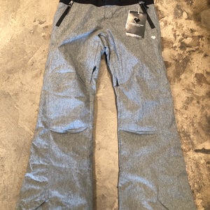 Black Unisex Adult Medium Obermeyer Ski Pants (New)