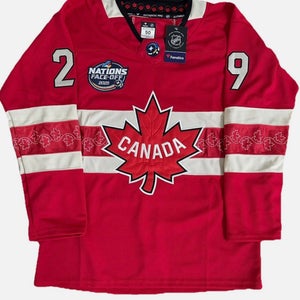 Nathan MacKinnon Canada 4 Nations Hockey Jersey - Size 50