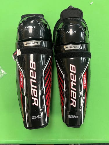 Senior Bauer NSX Shin Pads 15" (Used)