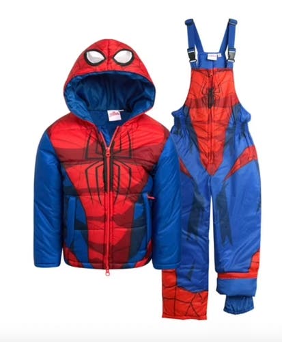 Boy's Spiderman Ski Suit 5T (Used)