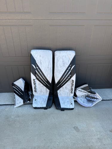 34" Bauer Vapor 3X Regular (+ M5 Pro glove) Goalie Full Set (Used)
