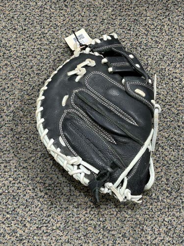 Used Rawlings Shut Out Right Hand Throw Catcher's Softball Glove 32.5"