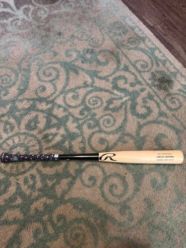 Rawlings Wood Bat 2019 All Star Game Used (Carlos Santana)