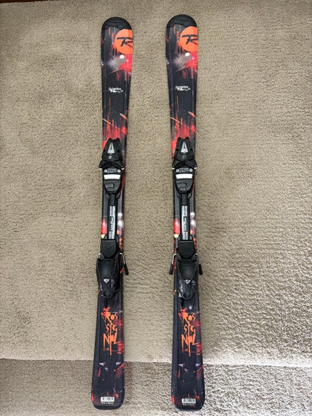 Kid's Rossignol Scimitar 120 cm All Mountain Skis With Bindings (Used)