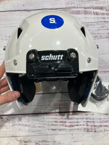 White Youth Small Schutt Vengeance A11 Helmet (New)