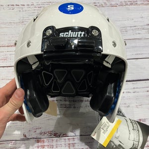 White Youth Small Schutt Vengeance A11 Helmet (New)