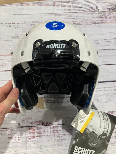 White Youth Small Schutt Vengeance A11 Helmet (New)