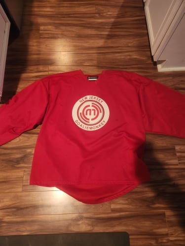 Red Goalie Cut Men's Jersey (Used)