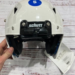 White Youth Small Schutt Vengeance A11 Helmet (New)