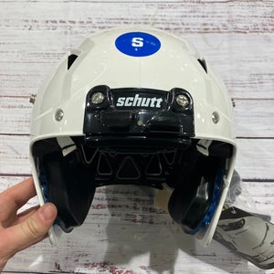 White Youth Small Schutt Vengeance A11 Helmet (New)